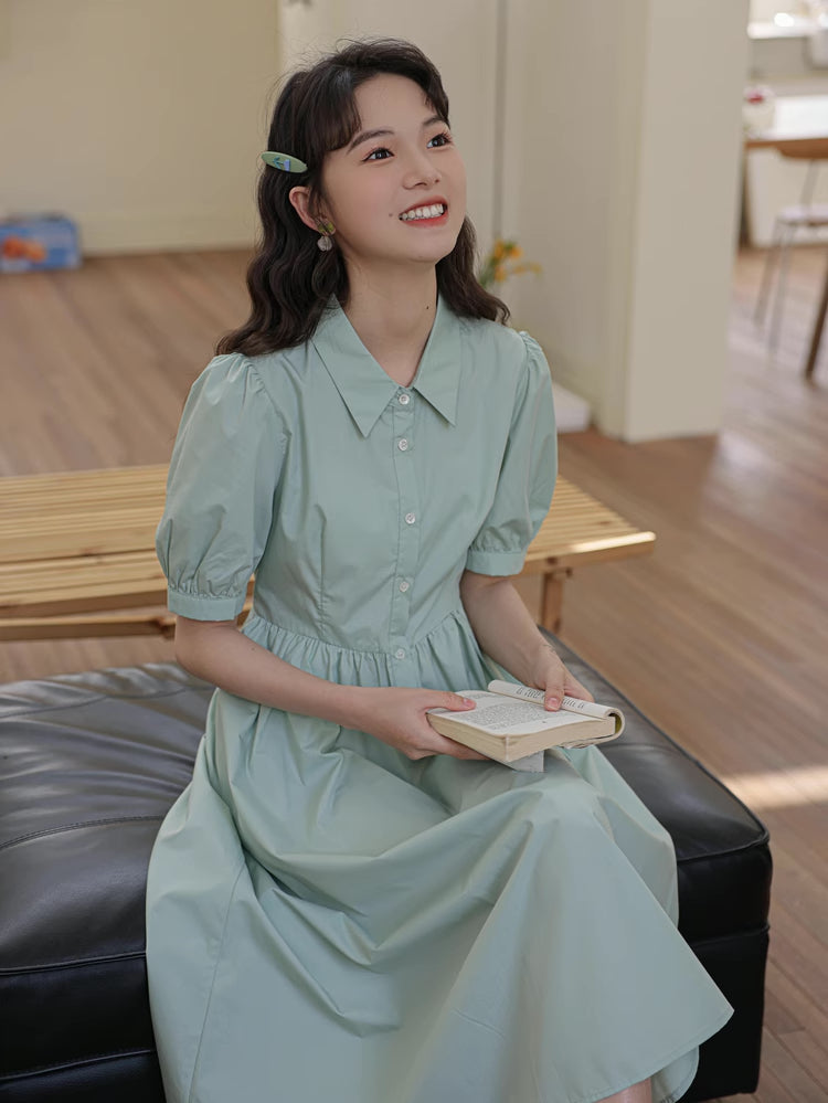 Everyday Midi Shirt Dress (2 Colors)