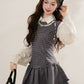 Prep Plaid Mini Dress & Blouse (2 Colors)