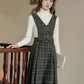 Plaid Vest Pinafore Dress (3 Colors)