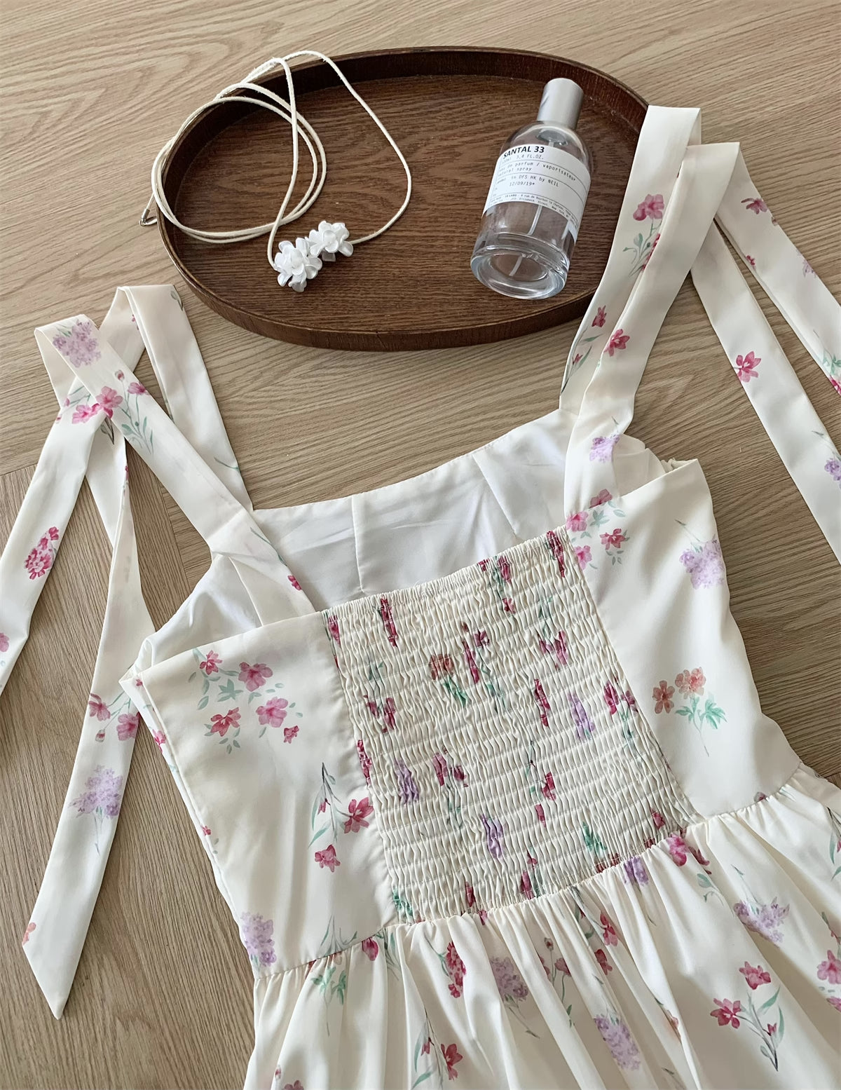 Flower Girl Maxi Dress (White)