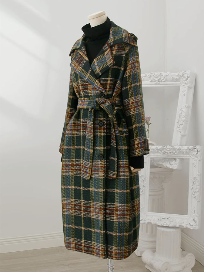 Forest Plaid Coat (2 Colors)