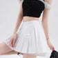 Bow Lace Pleated Mini Skirt (7 Colors)