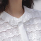 Alice Broderie Blouse (White)