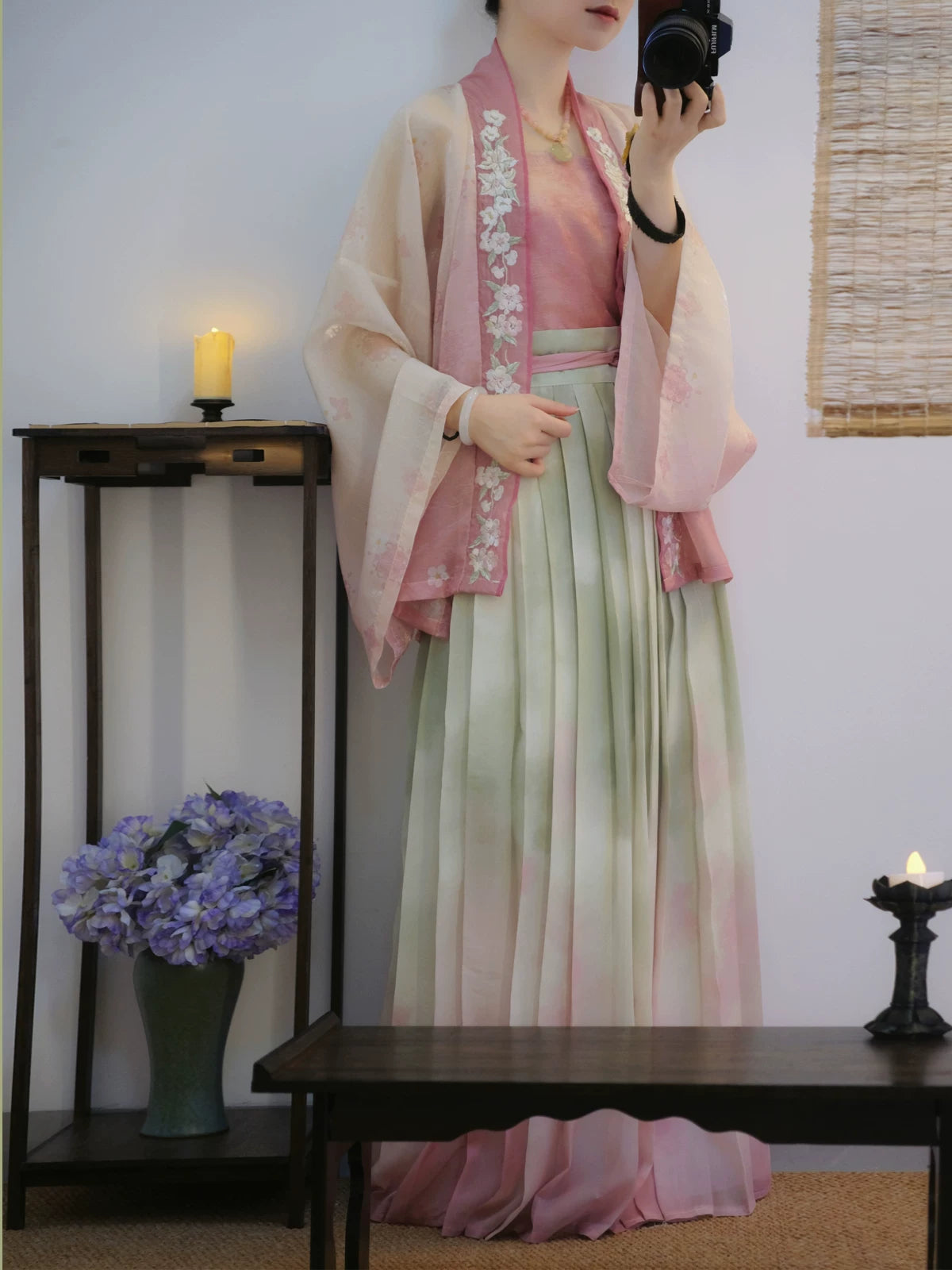 Watercolor Ombre Song Hanfu Set (2 Colors)