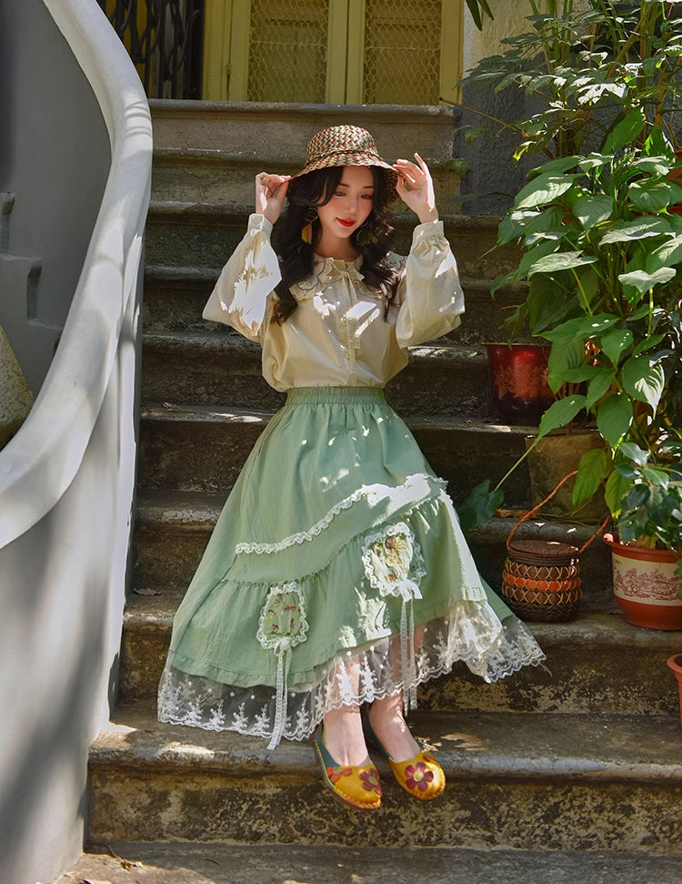 Forest Fairy Midi Skirt (2 Colors)
