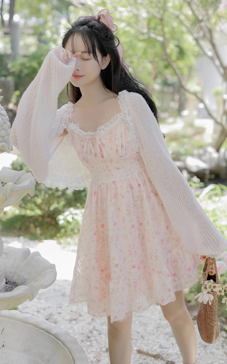 Sakura Twirl Mini Cami Dress (2 Colors)