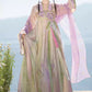 Wisteria Qixiong Ruqun Set (Green/Purple)