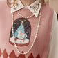 Christmas Snowglobe Vest (Pink)