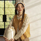 Looped Up Button Vest (Mustard Yellow)