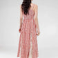 Gingham Lace Cami Maxi Dress (2 Colors)