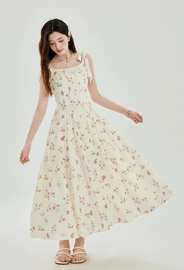 Flower Girl Maxi Dress (White)