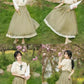 Evergarden Short Sleeve Blouse & Skirt Set (7 Colors)