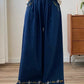 Forest Floor Embroidered Denim Pants (2 Colors)