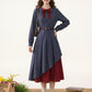 Poison Apple Midi Dress (Blue/Red)