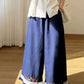 Mushroom Patchwork Embroidered Denim Pants (2 Colors)