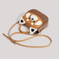 Red Panda Crossbody Bag (Brown)