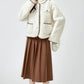 Faux Sherpa Wool Jacket (Cream)