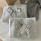 Sequin Bow Sweater (Grey)