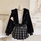 Fuzzy Cropped Hoodie (4 Colors)