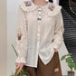 Flower Basket Embroidered Blouse (2 Colors)