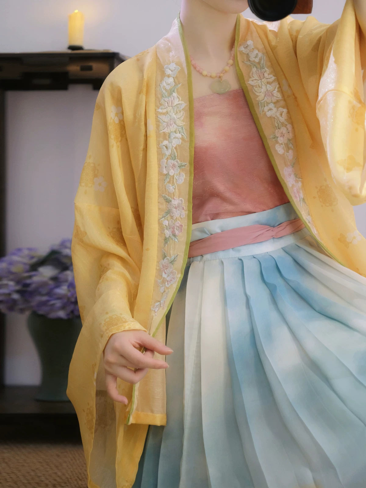 Watercolor Ombre Song Hanfu Set (2 Colors)