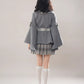 Trumpet Sleeve Short Coat & Skirt (2 Colors)