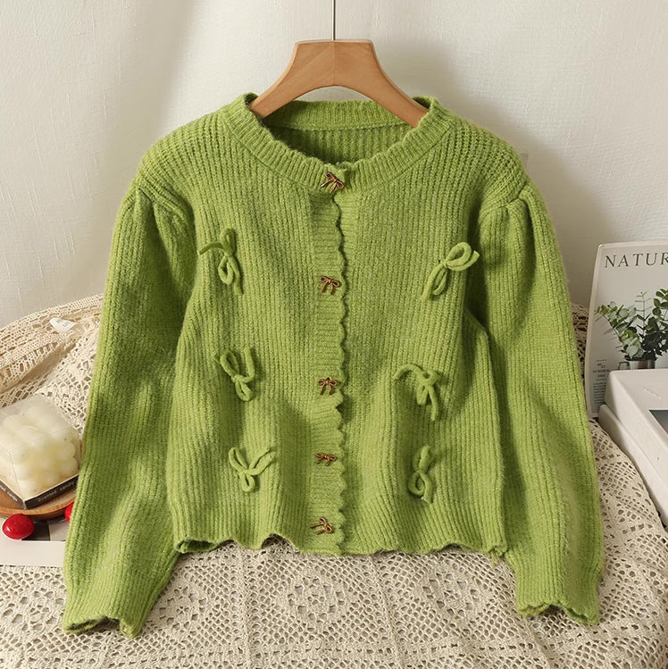 Bow-tiful Cardigan (4 Colors)