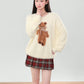 Fuzzy Bear Sweater (Cream)