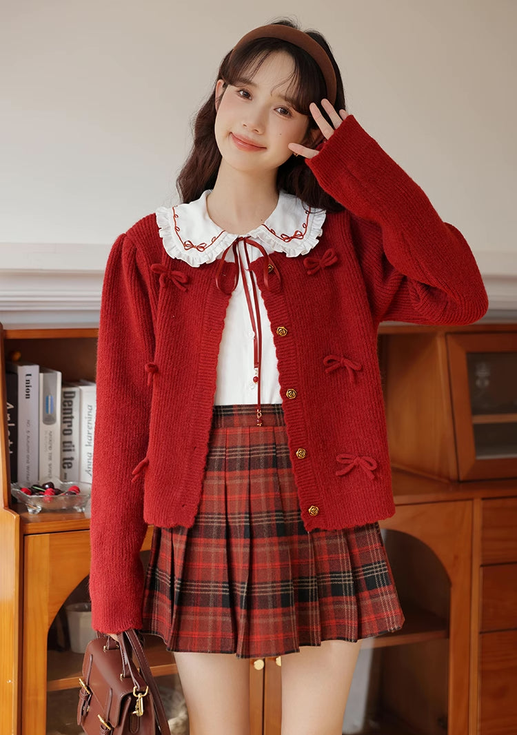 Bow-tiful Cardigan (4 Colors)