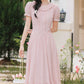 Blossom Tea Midi Dress (Pink)