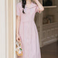 Wisteria Midi Shirt Dress (Lilac)