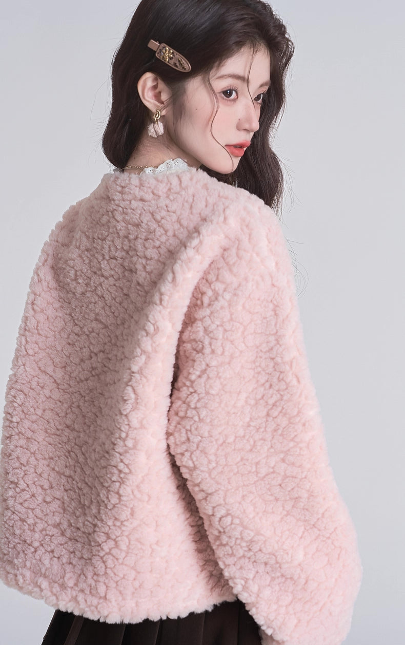 Sherpa Scarf Jacket (2 Colors)