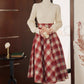Toasted Plaid Midi Skirt (2 Colors)