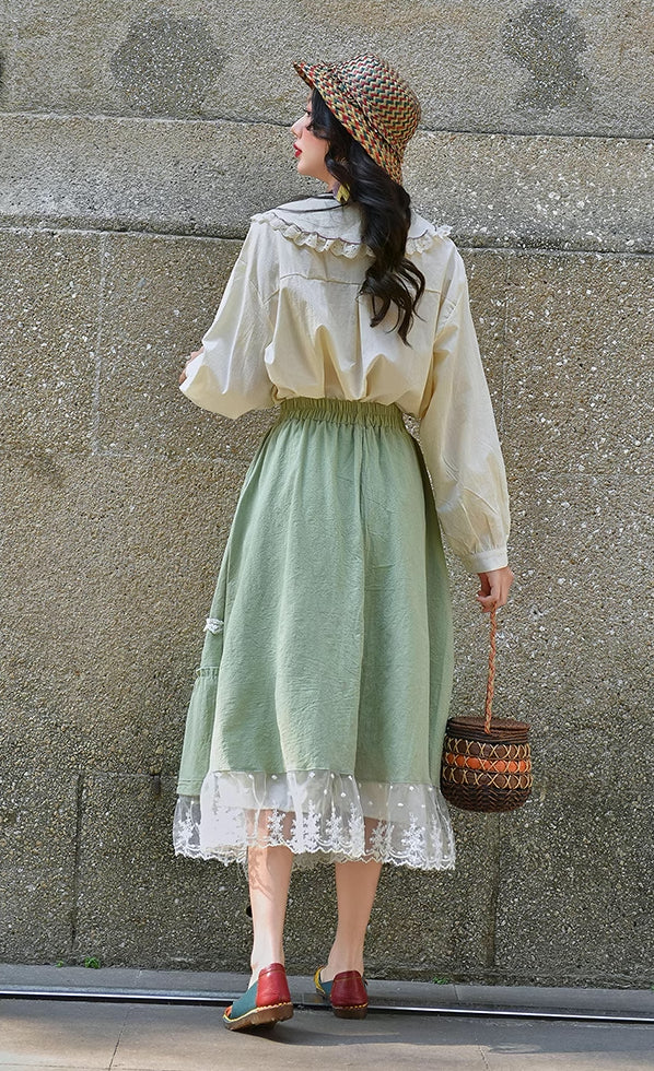 Forest Fairy Midi Skirt (2 Colors)