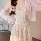 Oopsy Daisy Midi Cami Dress (White/Pink)