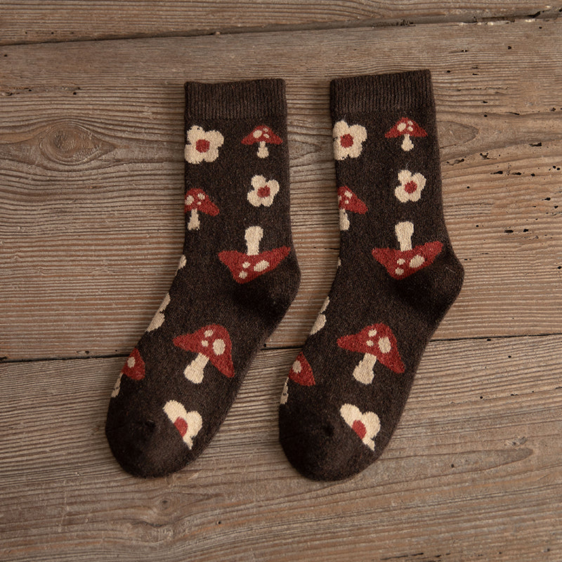 Funky Mushroom Socks (6 Styles)