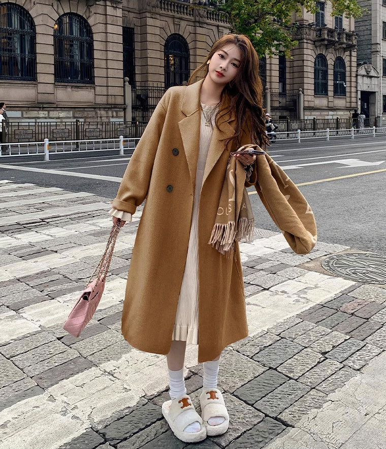 Basic Faux Wool Coat (5 Colors)