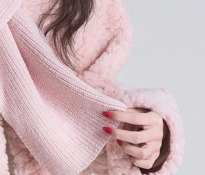 Sherpa Scarf Jacket (2 Colors)