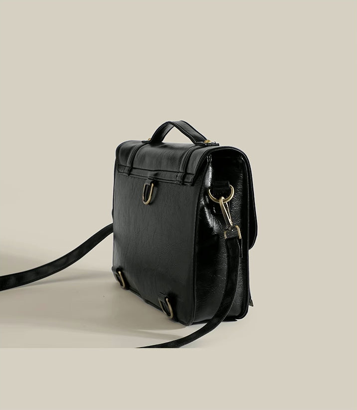 Classic Buckle Satchel Bag (3 Colors)