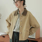 Boyfriend Utility Jacket (Khaki)