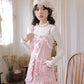 Sweet Little Baker Mini Pinafore Dress (Pink)