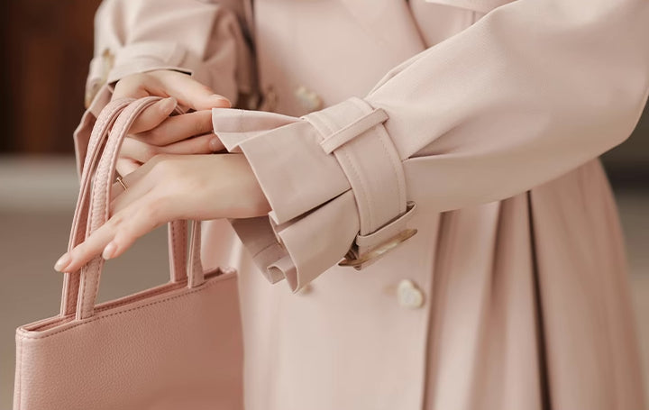 Sweet Heart Trench Coat (Pink)