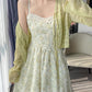 Watercolor Rose Cami Midi Dress (3 Colors)