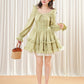 Leafy Gift Mini Dress (Green)