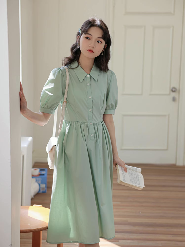 Everyday Midi Shirt Dress (2 Colors)