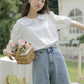 Budding Blossoms Short Sleeve Blouse (2 Colors)