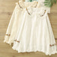 Forest Floor Embroidered Blouse (2 Colors)