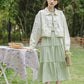 Flowers In The Wind Denim Jacket (Cream)