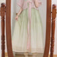 Peach Willow Qixiong Dress (Pink/Green)