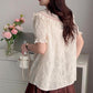 Butterfly Garden Embroidered Blouse (2 Colors)